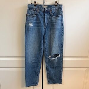 Madewell Distressed Boyfriend Fit Dad Jeans